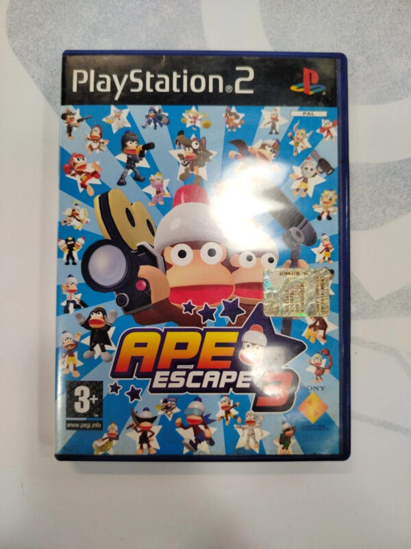 Ape Escape 3 Playstation 2 PS2 Sony ITA Buone Condizioni