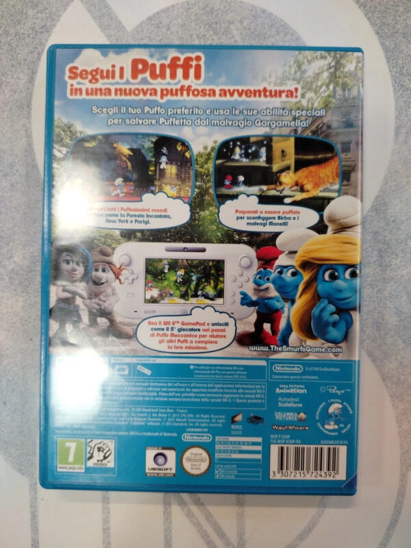 I Puffi 2 The Smurfs 2 Wii U Nintendo Italiano PAL Triangolo Blu - immagine 2