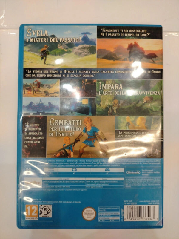 The Legend Of Zelda Breath Of The Wild Wii U Italiano PAL Triangolo Blu - immagine 2