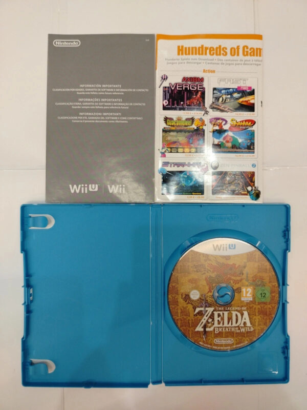 The Legend Of Zelda Breath Of The Wild Wii U Italiano PAL Triangolo Blu - immagine 4