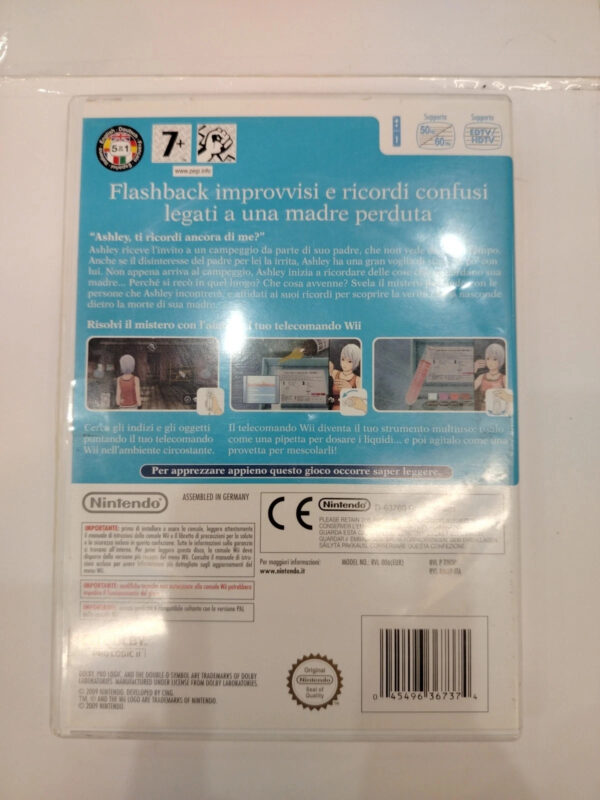 Another Code R Viaggio Ai Confini Della Memoria Wii Nintendo PAL Triangolo Blu - immagine 2
