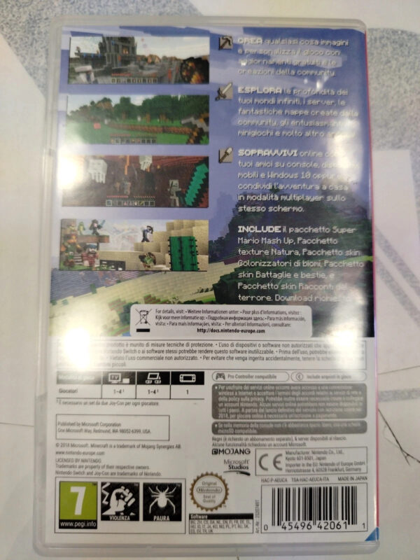 Minecraft Switch Nintendo ITA Triangolo Giallo - immagine 2