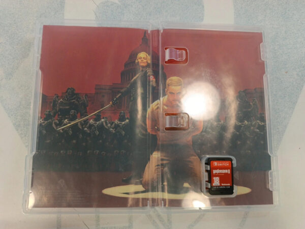 Wolfenstein 2 The New Colossus Nintendo Switch Edition Switch Triangolo Blu - immagine 4