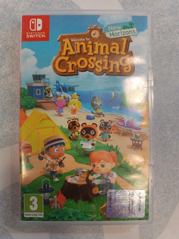Animal Crossing New Horizons Switch Nintendo Triangolo Blu