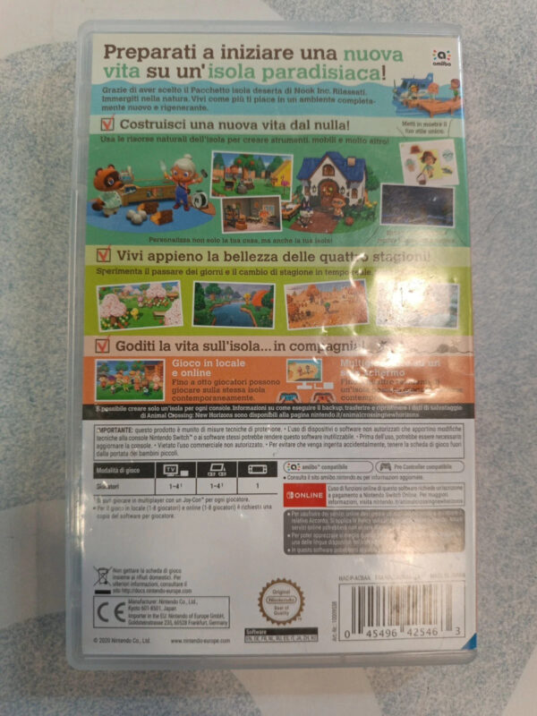 Animal Crossing New Horizons Switch Nintendo Triangolo Blu - immagine 2