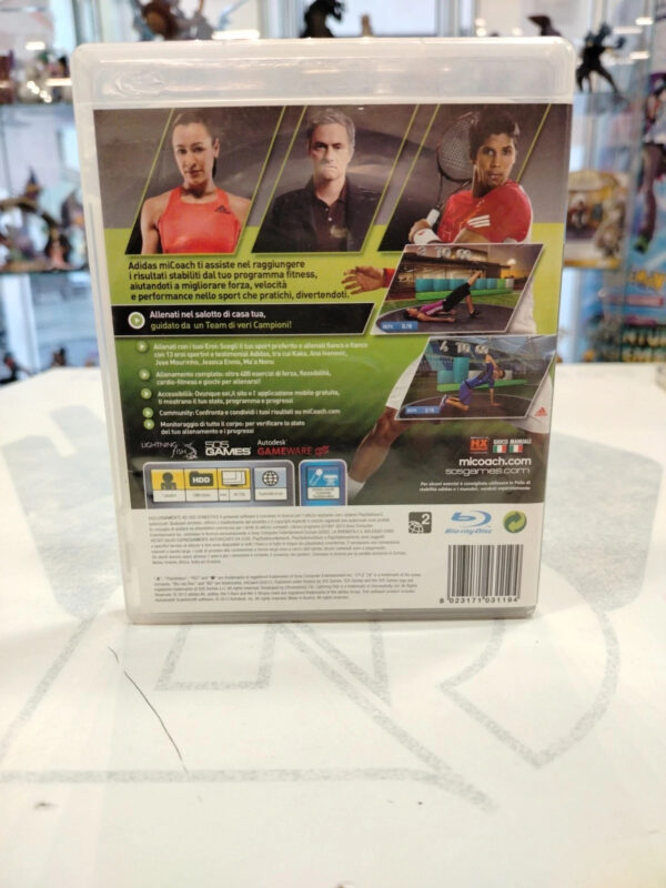 Adidas MiCoach PlayStation 3 PS3 Sony PAL Buone Condizioni ITA - immagine 2