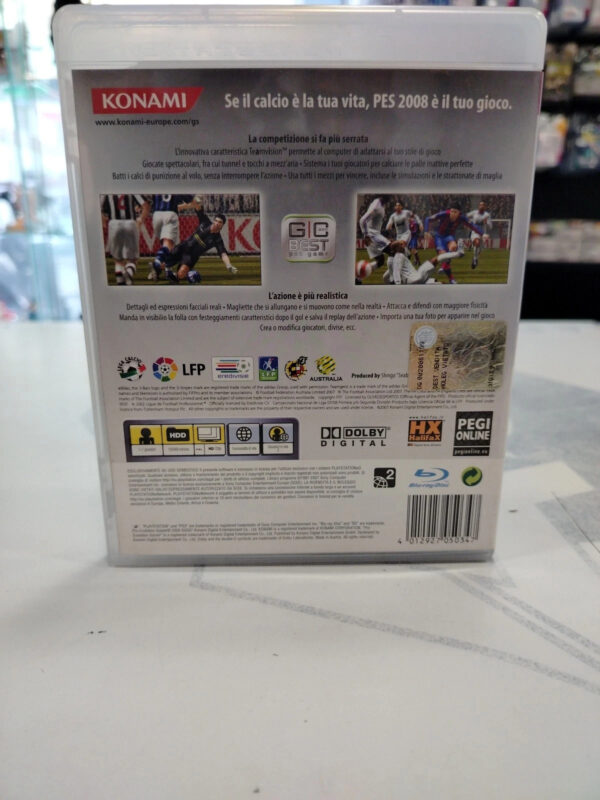 PES 2008 Pro Evolution Soccer PlayStation 3 PS3 Sony PAL Buone Condizioni ITA - immagine 2