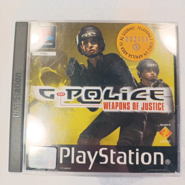 G-Police Weapons Of Justice PlayStation 1 PS1 Sony Versione Italiana